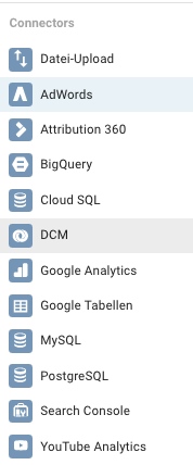 Datenquellen Google Data Studio in österreich- freshestweb