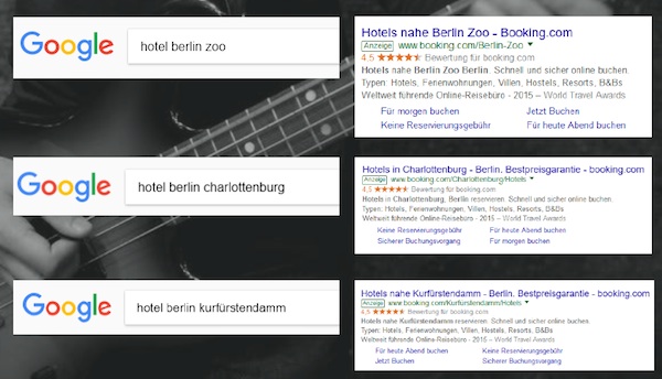 booking com bezahlte suche digitales tourismus marketing