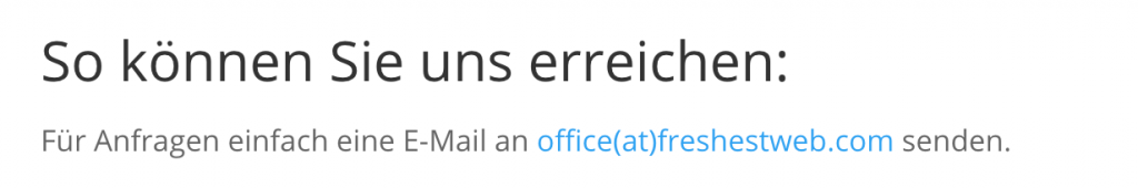html code kontakt mailto GTM tag trigger