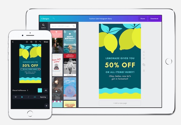 canva - instagram stories insta story app vorlagen video