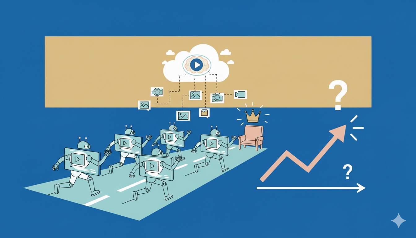 Neue AI Videogeneratoren im Vormarsch: Wer dominiert den Markt der Zukunft?