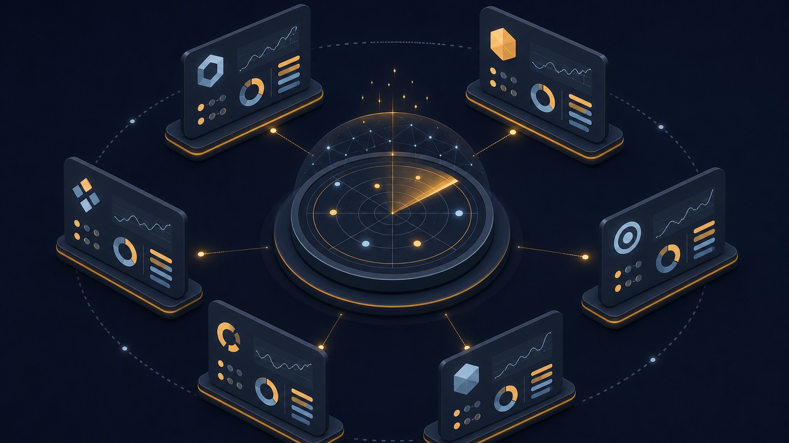 GEO Tools im Vergleich: Otterly, Peec, Scrunch, Profound, AthenaHQ und Ahrefs Brand Radar